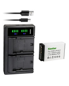 Kastar 1-Pack Battery and LTD2 USB Charger Replacement for Canon EOS Rebel T6i, EOS Rebel T6s, EOS Rebel T7i, EOS Rebel T8i, EOS M3, EOS M5, EOS M6, EOS M6 Mark II, EOS 77D, EOS 750D Cameras
