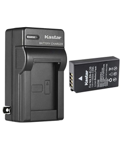 Kastar 1-Pack Battery and AC Wall Charger Replacement for Nikon EN-EL20 Nikon EN-EL20a Battery, Nikon MH-27 MH-27a Nikon MH-29 MH-29a Charger, Nikon 1 J3, Nikon 1 S1, Nikon 1 V3, Nikon DL24-500 Camera