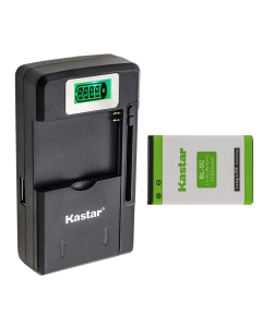 Kastar 1-Pack BL-5C Battery and Smart LCD Charger Replacement for Doro DBR-800A, DBR-800D, EnGenius FREESTYL2BA, Funktel A051, Mitel 51015404, Nortel 690104, RTX 10000058, Uniden 1000060