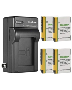 Kastar 4-Pack KLIC-7002 Battery and AC Wall Charger Replacement for Kodak KLIC-7002 K7002 Battery, Kodak EasyShare V530, EasyShare V603, EasyShare V530 Zoom, EasyShare V603 Zoom Camera