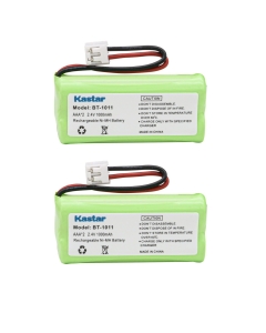 Kastar 2-Pack 2.4V 1000mAh Ni-MH Rechargeable Cordless Phone Battery Replacement for BT6010 BT8000 BT8300 BT18433 BT28433 BT101 BT1018 CL80109 CS6219 DS6111 EL51209