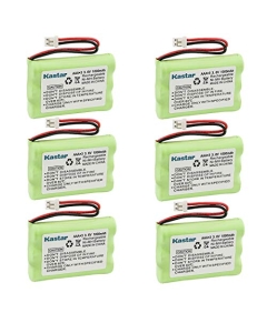 Kastar 6-Pack AAAX3 3.6V PH 1000mAh Ni-MH Battery for Motorola MBP33, MBP36 MBP36PU Baby Monitor, TFL3X44AAA900 CB94-01A and Graco 2795DIG1, 2791, 2796VIB1, TMK NI-MH, iMonitor Vibe