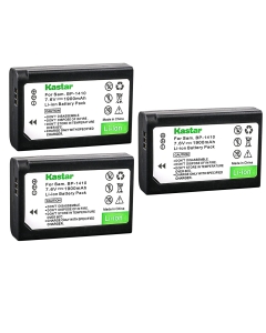 Kastar BP-1410 Battery (3-Pack) for Samsung BP1410 and NX30 WB2200F Digital Cameras