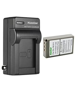 Kastar 1-Pack Battery and AC Wall Charger Replacement for Olympus BLS-5, PS-BLS5, BLS-50 Battery, Olympus OM-D E-M10 Mark II, OM-D E-M10 Mark III, OM-D E-M10 Mark IV Camera