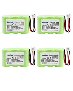 Kastar 4-PACK Ni-MH Rechargeable Battery Compatible with Vtech IA5870 IA5882 GZ2334 GZ2434 GZ2436 GZ2437 GZ2439 GZ2456 GZ2459, AT&T 2422 80-5074-00-00 Lucent 2422 Sanik 3SN-2/3AA30-S-J1 Cordless Phone