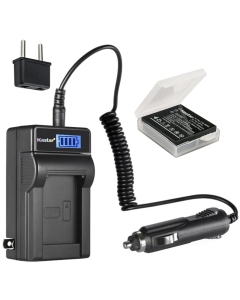 Kastar 1-Pack Battery and LCD AC Charger Compatible with Pentax D-Li106 Battery, Pentax MX-1, X90 Digital Camera