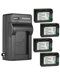 Kastar 4-Pack IA-BP210E Battery and AC Wall Charger Replacement for Samsung SMX-F44LN, SMX-F44RN, SMX-F44SN, SMX-F50, SMX-F50BN, SMX-F50RN, SMX-F50SN, SMX-F50UN, SMX-F50BP, SMX-F50BN/XAA Camera