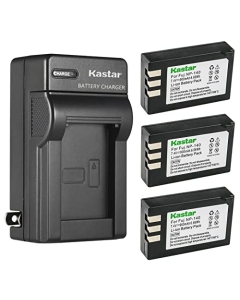 Kastar 3-Pack Battery and AC Wall Charger Replacement for Fujifilm NP-140 FNP-140 FNP140 Battery, Fuji BC-140 BC140 Charger, Fujifilm FinePix S100FS, FinePix S200EXR, FinePix S200FS, FinePix S205EXR