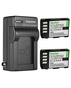 Kastar 2-Pack Battery and AC Wall Charger Replacement for Panasonic Lumix DC-GH5, Lumix DC-GH5S, Lumix DC-G9, Lumix DMC-GH3, Lumix DMC-GH3A, Lumix DMC-GH3AGK, Lumix DMC-GH3GK, Lumix DMC-GH3H