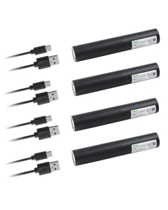 Kastar 4-Pack 5000mAh USB-C Rechargeable 75176 Battery, Compatible with PolyStinger LED HAZ-LO, Stinger Switchblade, Stinger 2020, Streamlight 78200 Stinger 2020 S 2000-Lumen Rechargeable Flashlight