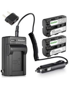 Kastar NP-FM500H Battery (2-Pack) and Charger Kit for Sony DSLR-A100 A200 A300 A350 A450 A500 A550 A560 A580 A700 A850 A900 Alpha SLT A57 A58 A65 A65V A77 A77V A77 II A77M2 A99 A99V CLM-V55 Cameras
