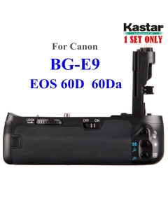 Kastar Professional Multi-Power Vertical Battery Grip (Replacement for BG-E9) for EOS 60D 60Da Digital SLR Cameras