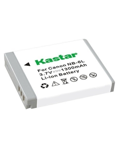 Kastar Battery (1-Pack) for NB-6L, CB-2LY and Canon PowerShot D20, S90, S95, S120, SD980 is, SD1300 is, SD4000 is, SX170 is, SX240 HS, SX260 HS, SX280 HS, SX510 HS, SX600 HS, SX700 HS Cameras