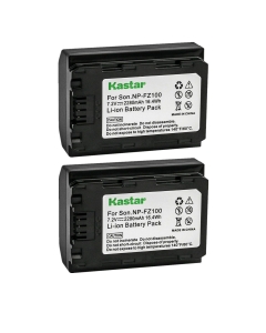 Kastar 2-Pack Battery Replacement for Sony Alpha 9 α9, Sony Alpha A9 / ILCE-9, Sony Alpha A 9, Sony Alpha 9R α9R, Alpha A 9R, Alpha A9S α9S, Alpha A9 II A9II α9 II Α9ii, Sony Alpha A6600 α6600 Cameras
