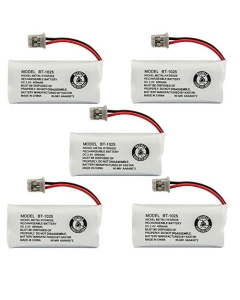 Kastar 5-Pack BT-1025 Battery Compatible with Uniden D1785-8 D1785-9 D1785-10 D1785-11 D1785-12 D1785-2T D1785-3T D1788 D1788-2 D1788-3 D1788-4 D1788-5 D1788-6 D1788-7 D1788-8 D1788-9 D1788-10