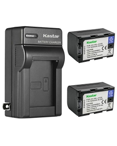 Kastar 2-Pack Battery and AC Wall Charger Replacement for JVC SSL-JVC50, SSLJVC50, JVC50, SSL-JVC70, SSLJVC70, JVC70, SSL-JVC75, SSLJVC75, JVC75, BN-S8I50, BNS8I50 Battery