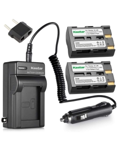 Kastar Battery (X2) & Travel Charger Kit for Pentax D-Li50 Konica Minolta NP-400 Sigma BP-21 and Pentax K10 K10D K20 K20D Minolta A-5 A-7 Dimage A1 A2 Dynax Maxxum 5D 7D GX-10/20 Sigma SD1