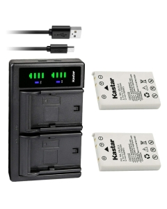 Kastar 2-Pack Battery & LTD2 USB Charger Replacement for Nikon EN-EL5, MH-61, Coolpix P500, P510, P520, P530, P5000, P5100, P6000, S10 (4.2V, 800mA, 8H Charge Time)