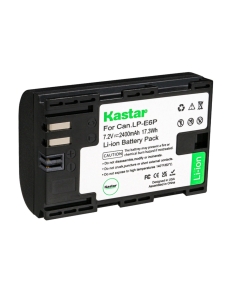 Kastar 1-Pack LP-E6P Rechargeable High-amperage Lithium-ion Battery Replacement for Canon LPE6P Battery, Canon LC-E6 and Canon LC-E6E Battery Chargers, Canon EOS R5 Mark II Mirrorless Camera