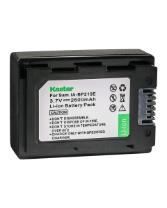 Kastar IA-BP210E Battery 1-Pack Replacement for Samsung HMX-F800, HMX-F800BN, HMX-F800BP, HMX-F800BN/XTC, HMX-F810, HMX-F900, HMX-F910, HMX-F920, HMX-H200, HMX-H200BP, HMX-H203, HMX-H203BN Camera