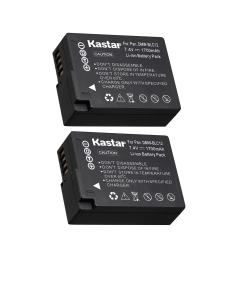 Kastar Battery (2-Pack) Replacement for Panasonic DMW-BLC12 DMW-BLC12E DMW-BLC12PP, Lumix DMC-FZ200, DMC-FZ1000, DMC-G5, DMC-G6, DMC-GH2, Leica BC-DC12 V-Lux 4 V-Lux 5, Sigma fp dp1 dp2 dp3 Quattro