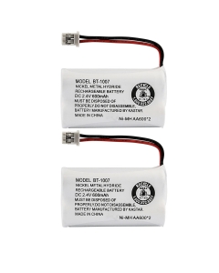 Kastar 2-Pack BBTY0651101 Model BT1007 Cordless Phone Battery for Uniden BT-1007 BT-1015, CEZAI2998 DECT1340 DECT1363 DECT1363BK DECT1363-2 DECT1480 Series DECT1560 DECT1580 DECT1588 EZAI2997 EZI2996