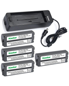 Kastar Battery x4 + Charger BG-CP200 for Canon NB-CP1L NB-CP2L & Compact Photo Printer SELPHY CP100 CP200 CP220 CP300 CP330 CP400 CP510 CP600 CP710 CP730 CP770 CP780 CP790 CP800 CP900 CP910 CP1200