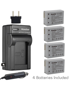 Kastar Battery (4-Pack) and Charger Kit Replacement for Canon NB-7L, CB-2LZE, PowerShot G10, PowerShot G11, PowerShot G12, PowerShot SX30 is Digital Cameras