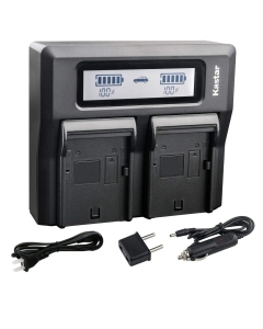 Kastar Battery LCD Dual Fast Charger for Leica Leica GEB70 GEB90 GEB111 GEB171 GEB211Leica GRX1200 GX1200 VIA Piper 100 Piper 200 RX1200 RX900 SR20 TS02 TS06 TS09 TS11 TS12 TS16 TC1200 TS1200 TPS1200