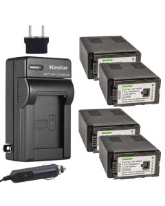 Kastar 2 Battery & AC Travel Charger for Panasonic VW-VBG6 VBG6 Battery and Panasonic AG-AC160A, AG-AC7, AG-AC130A, AG-AC160A, AG-HMC40, AG-HMC70, AG-HMC150, H68, H80, H90, H258, VDR-D50, D58, D310