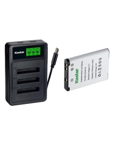 Kastar 1-Pack Battery with LZD3 USB Triple Charger Compatible with Nikon EN-EL19 Sony NP-BJ1, Nikon Coolpix S33 S32 A300 A100 W150 W100 S7000 S6900 S6800 S6700 S6600 S6500, Sony DSC-RX0