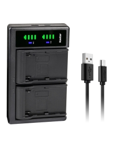 Kastar SB-L110 LTD2 USB Battery Charger Replacement for Samsung VP-D105, VP-D107, VP-D11, VP-D130, VP-D15, VP-D190 VP-D190MSi, VP-D20, VP-D200, VP-D21, VP-D23, VP-D230, VP-D24, VP-D250