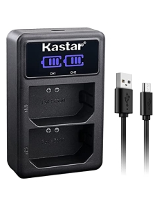 Kastar NP-FZ100 LED2 USB Battery Charger Compatible with Sony Alpha 1 Mirrorless Digital Camera, Alpha 7R V Full-Frame Mirrorless Interchangeable Lens Camera