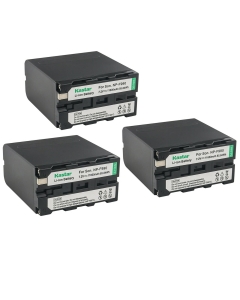 Kastar NP-F990 Battery 3-Pack Replacement for Desview R5, 5.5 inch Touchscreen On-Camera Field Monitor, 1920x1080 IPS with HDR/3D-Luts/Dual-use Battery System, on-Camera-Touchscreen-Field-Monitor