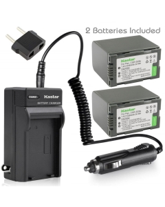 Kastar Battery (X2) & AC Travel Charger for Panasonic CGR-D28 D28S CGR-D08 D08S CGR-D14 CGR-D16 D16S, CGR-D120 CGR-D210 CGR-D220 CGR-D320 & AG Series AJ-PCS060G DZ-MX5000 NV Series PV Series VDR-M20