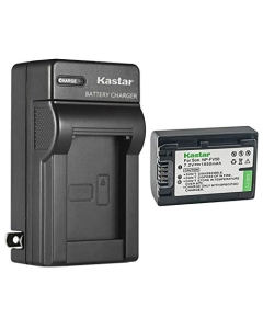 Kastar 1-Pack Battery and AC Wall Charger Replacement for Sony HDR-PJ380, HDR-PJ390, HDR-PJ420, HDR-PJ50, HDR-PJ510, HDR-PJ540, HDR-PJ580, HDR-PJ650, HDR-PJ670, HDR-PJ710, HDR-PJ740, HDR-PJ760