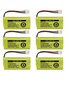 Kastar 6-Pack BT184342 / BT284342 Battery Replacement for Uniden BBTG0671011 BBTG0743001 BBTG0743101 BT-101 BT1011 BT-1011 BT-1018 BT-694 GE BT-800 BY0929 GP 60AAAH2BMJZR 70AAAH2BMJZR 75AAAH2BMJZR