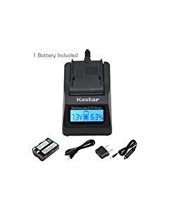 Kastar Ultra Fast Charger (3X Faster) Kit and Battery (1-Pack) for Nik EN-EL3a, EN-EL3, MH-18, MH-18a Work with Nik D50, D70, D70s, D100 Cameras