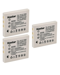 Kastar 3-Pack Battery Replacement for Sanyo NP-40 Battery, Sanyo UF553436 Charger, Sanyo Xacti VPC-E1075, Xacti VPC-E1090, Xacti VPC-E760, Xacti VPC-E760GL, Xacti VPC-E760P, Xacti VPC-E860 Cameras