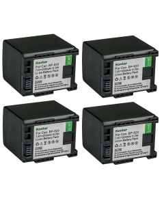 Kastar 4-Pack Battery Replacement for Canon BP-820 BP820 Battery, Canon CG-800 CG800 Charger, Canon VIXIA HF G60, VIXIA GX10 XA11 XA15 XA20 XA25 XA30 XA35 XA40 XA45 XA50 XA55 HFG21 HFG30 HFG40 HFG5