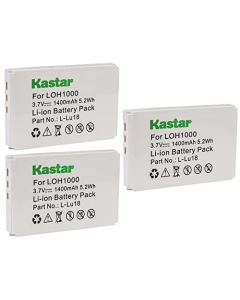 Kastar Battery 3-Pack Replacement for Logitech 190582-0000, F12440056, K398, L-LU18 Battery, Logitech C-LR65, C-RL65, Harmony 1000 Remote, Harmony 1100 Remote, Harmony 1100i Remote