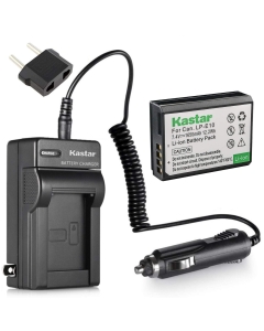 Kastar Battery (1-Pack) and Charger Kit for LP-E10, LC-E10 Work with EOS Rebel T5, EOS Rebel T3, EOS Kiss X50, EOS Kiss X70, EOS 1200D, EOS 1100D DSLR Cameras