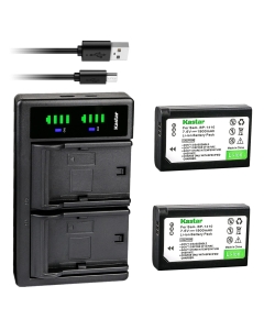 Kastar 2-Pack Battery and LTD2 USB Charger Replacement for Samsung ED-BP1410, BP-1410 Battery, Samsung NX30, EV-NX30ZZBGBUS, WB2200, Digimax WB2200, WB2200BMBCL, WB2200F, Digimax WB2200F Cameras