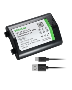 Kastar 1-Pack EN-EL4H Type-C Battery Pack, Compatible with Nikon EN-EL4 EN-EL4a EN-EL4e for D2 D2H D2Hs D2X D2Xs D3 D3S D3X F6 Cameras
