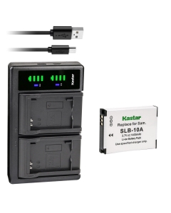 Kastar 1-Pack BT-02 Battery and LTD2 USB Charger Replacement for Zoom BT-02 Battery, Zoom LBC-1 Charger, Zoom Q4 Handy Video Recorder, Zoom Q4n Handy Video Recorders 247-9036