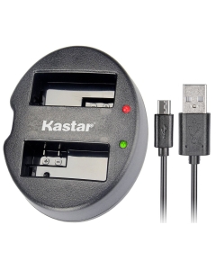 Kastar Dual USB Charger for Canon LP-E8, LC-E8E and Canon EOS 550D, EOS 600D, EOS 700D, EOS Rebel T2i, EOS Rebel T3i, EOS Rebel T4i, EOS Rebel T5i Cameras, Grip BG-E8