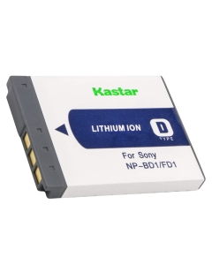 Kastar Battery Replacement for Sony NP-BD1, NP-FD1, BC-CSD and Sony Cyber-Shot DSC-G3, DSC-T2, DSC-T70, DSC-T75, DSC-T77, DSC-T90, DSC-T200, DSC-T300, DSC-T500, DSC-T700, DSC-T900, DSC-TX1 Cameras