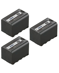 Kastar 3-Pack Battery Replacement for Panasonic AG-VBR59 AG-VBR59G, AG-VBR89 AG-VBR89G, AG-VBR118 AG-VBR118G, VW-VBD29, VW-VBD58 VW-VBD58PPK, VW-VBD78, VW-VBD98 Battery, AG-BRD50P, AG-B23P Charger