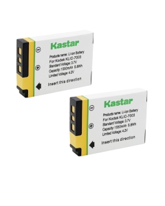 Kastar K7003 Battery 2-Pack Replacement for Kodak EasyShare MD81, EasyShare M380, EasyShare M381, EasyShare M420, EasyShare V803, EasyShare V1003, EasyShare Z950, EasyShare Z950 is Camera