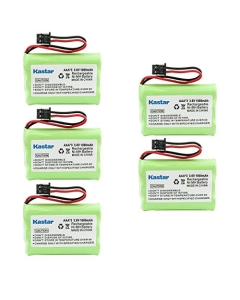 Kastar 5-Pack Battery Replacement for Panasonic P-P102 PP102 Type 22, Panasonic KX-TC1210 KXTC1210 KX-TC1220 KXTC1220 KX-TC1230 KXTC1230, GP GP60AAAH3BMS, Dantona BATT-909 BATT909